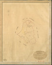 Bois-Hubert (Le). Tableau d'assemblage _ du Plan Parcellaire de la Commune de Bois Hubert _ Canton de Evreux (nord) - Evreux - Eure. _ Terminé sur le Terrain le 14 Novembre 1840 , sous l'administration de M. de Monicault, Préfet _ M. Serée, Maire _ sous la Direction de M. Garnier, Directeur des Contributions directes _ M. Le Fébure, Géomètre en Chef. _ Par M. Lefebure, Géomètre de 1re classe.