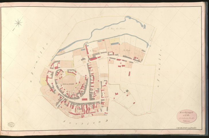 Lyons-la-Forêt. Section C _ de la Ville _ 4e et dernière Feuille