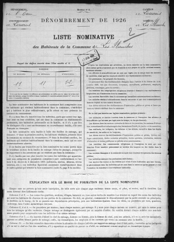 PLANCHES(LES) 1926
