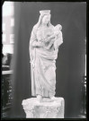 Statue de Vierge à l'enfant de l'église de Notre-Dame-de-l'Isle (Eure).