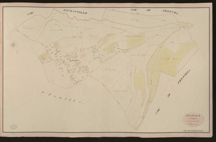 Letteguives. Section A _ de Letteguives _ 1re de 2 Feuilles