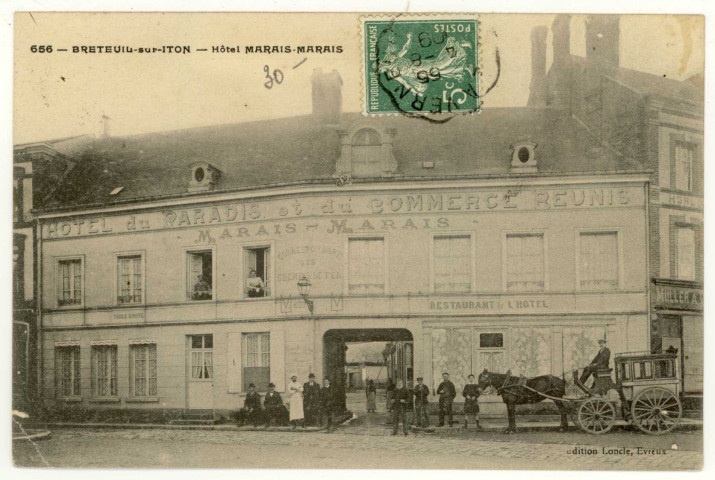 Breteuil-sur-Iton. Hôtel Marais-Marais.