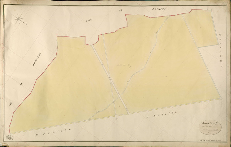 Pacy-sur-Eure. Section B _ du Bois des Pauvres _ 4e et dernière Feuille