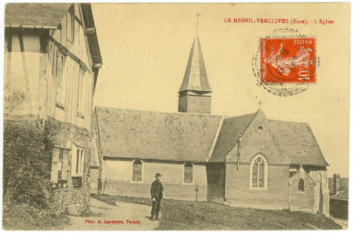 Mesnil-Verclives (Le). L'Eglise.