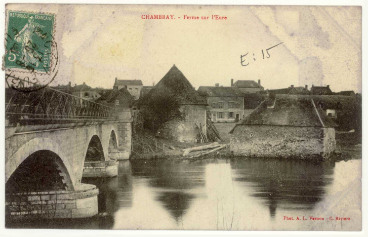Chambray. Ferme sur l'Eure.