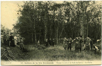 Basse-Normandie. Scènes de la Vie Normande. - Chasse à courre à la Forêt de Cerisy. - La Curée.