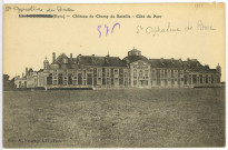 Sainte-Opportune-du-Bosc. Château du Champ de Bataille - Côté du Parc.