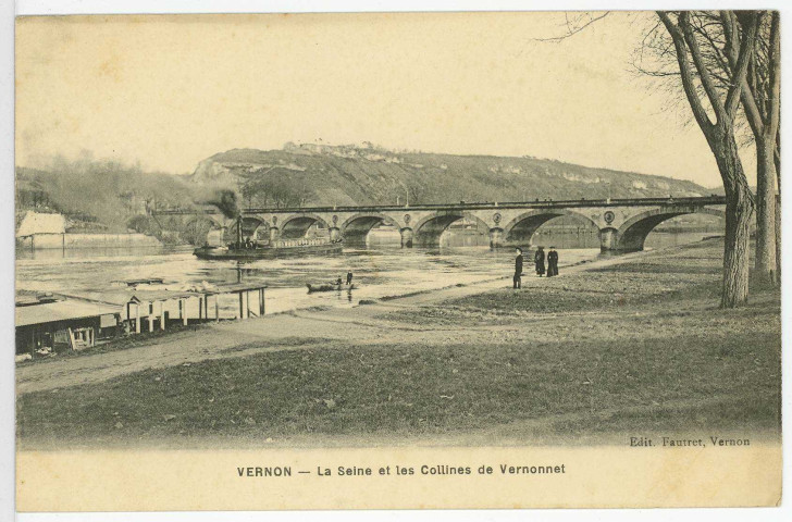 Vernon-Ville. La Seine et les Collines de Vernonnet.