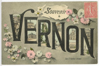 Vernon-Ville. Carte souvenir.