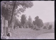 Ruines et vestiges de l'ancienne abbaye de Longpont (Aisne).