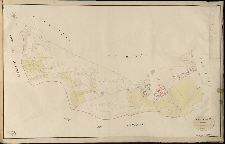 Saint-André-de-l'Eure. Section E _ de Ferrière _ 4e et dernière Feuille