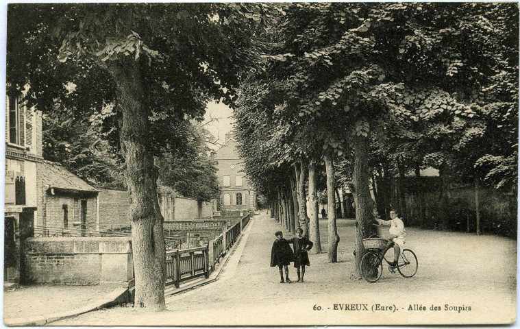 Evreux-Ville. Allée des Soupirs.