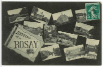 Rosay-sur-Lieure. Carte souvenir.