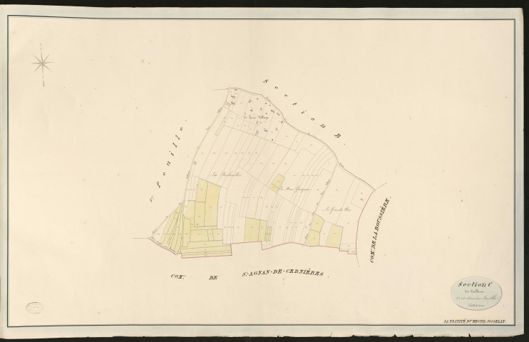 Trinité-du-Mesnil-Josselin (La). Section C _ des Cailloux _ 2e et dernière feuille
