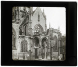 Église Saint-Vincent de Rouen (Seine-Maritime), façade et clocher.