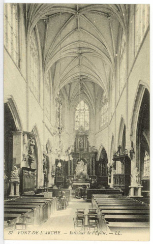 Pont-de-l'Arche. Intérieur de l'Eglise.