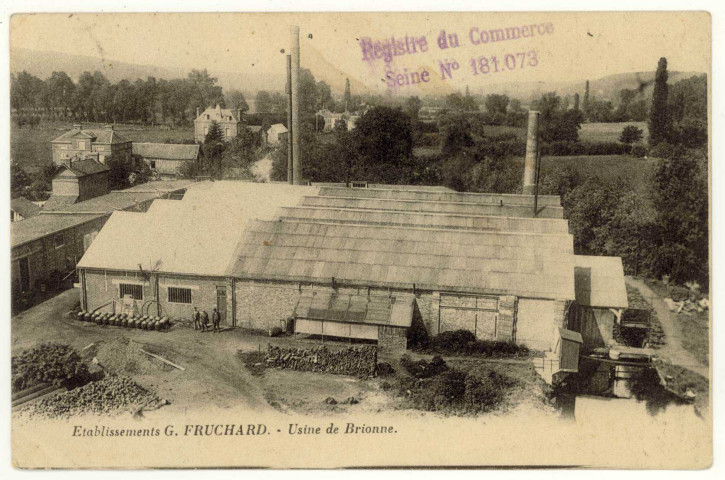 Brionne. Etablissements G Fruchard Usine de Brionne.
