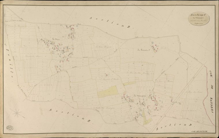 Bourth. Section C _ des Mésangères _ 2e et dernière Feuille