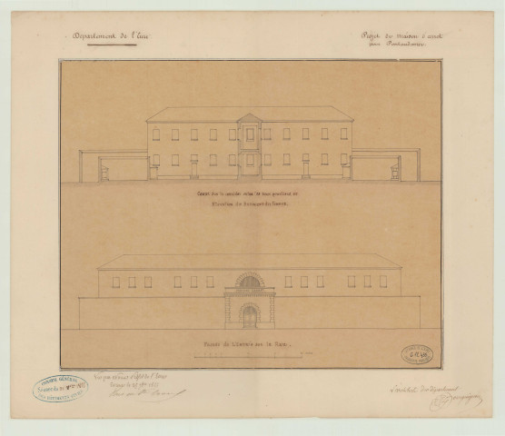 Pont-Audemer _"Projet de maison d'arrêt pour Pont-Audemer".