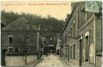 Andelys (Les). Grand Andely - Rue de la poste - Manufacture d'orgue.
