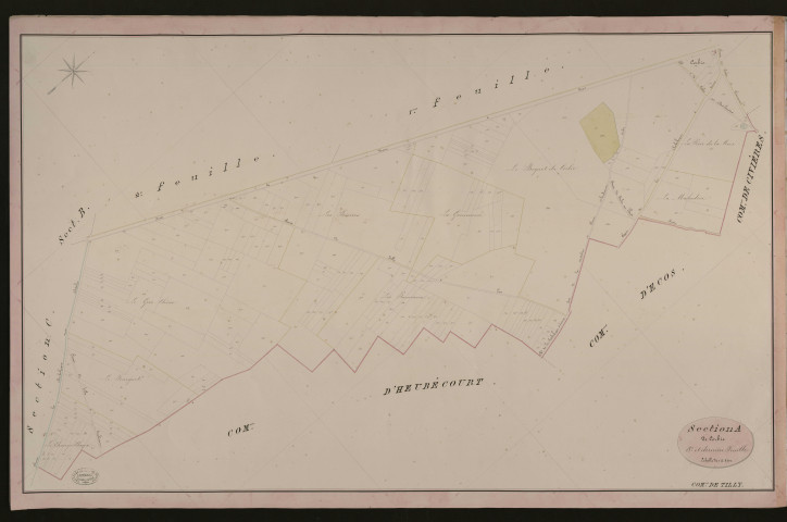 Tilly. Section A _ de Corbie _ 3e et dernière Feuille