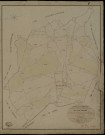 Marcilly-sur-Eure. Tableau d'assemblage _ du Plan Parcellaire de la Commune de Marcilly-sur-Eure _ Canton de Saint André - Evreux - Eure. _ Terminé sur le Terrain le 12 Septembre 1837, sous l'administration de M. Passy, Préfet _ M. Fourrey, Maire _ et sous la Direction de M. Marel, Directeur des Contributions directes _ M. Le Fébure, Géomètre en Chef. _ Par M. Le Grain, Géomètre de 1re classe.