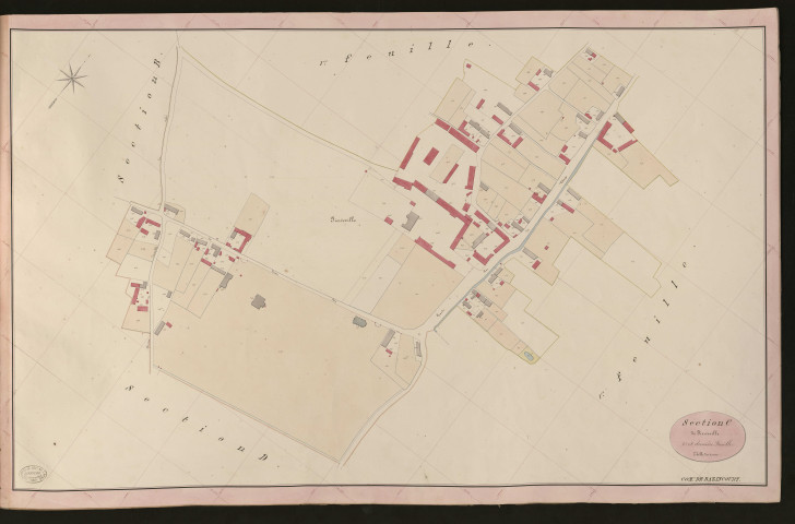 Bazincourt-sur-Epte. Section C _ de Tierceville _ 2e et dernière Feuille