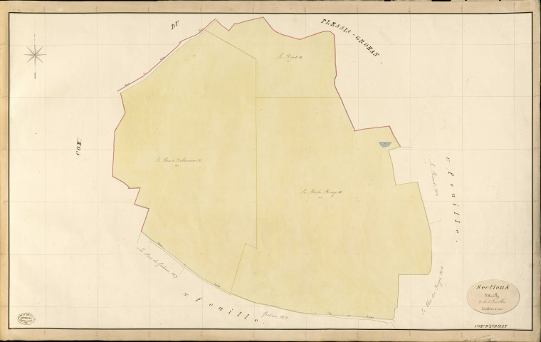 Avrilly. Section A _ d'Avrilly _ 2e de 3 Feuilles