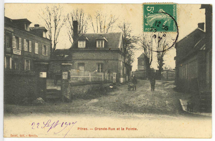 Pîtres. Grande-Rue et la Pointe.
