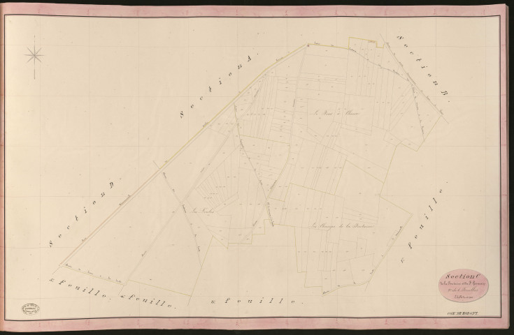 Morgny. Section C _ de la Fontaine et de St Germain _ 2e de 6 Feuilles