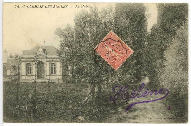 Saint-Germain-des-Angles. La Mairie.