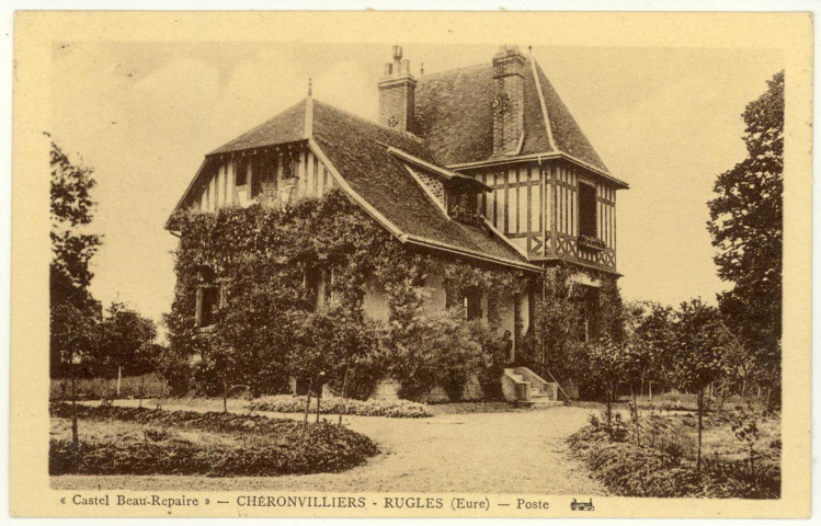 Chéronvilliers. Castel Beau-Repaire-Poste.
