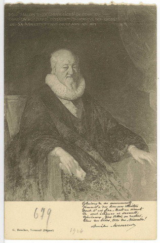 Verneuil-sur-Avre. Messire Martin Ruzé, chevalier seigneur de Beaulieu.