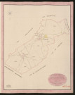 Sainte-Marie-de-Vatimesnil. Tableau d'assemblage du Plan Parcellaire de la Commune de Sainte-Marie-de-Vatimesnil. _ Canton d'Etrépagny - Andelys - Eure. _ Terminé sur le terrain le 18 juillet 1850, sous l'administration de M. Guyot, Préfet - M. de Vatimesnil, Maire et sous la direction de M. Chauveau, Directeur des Contributions directes. _ M. Le Fébure, Géomètre en Chef. _ Par M. Pizier, Géomètre de 1re classe