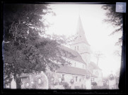 Église de Boisney (Eure), élévation sud.