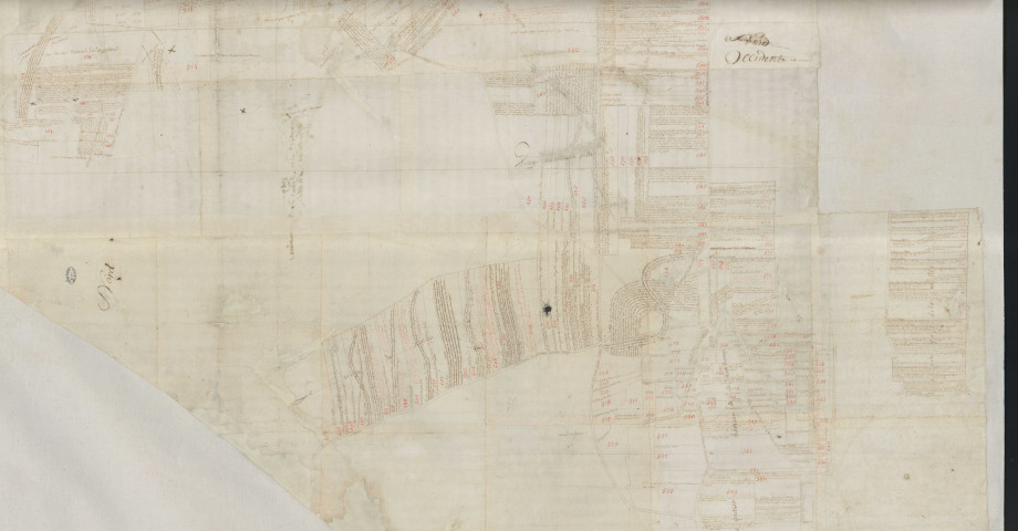 Fontaine-L'Abbé - 1- "Plan de la paroisse, avec manoir et fief de Bétheville". * 2- "2e partie de la paroisse". *