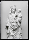 Statue de Vierge à l'enfant de l'église de Mézières-en-Vexin (Eure).