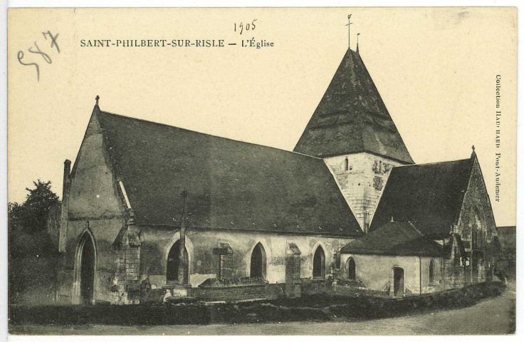 Saint-Philbert-sur-Risle. L'Eglise.