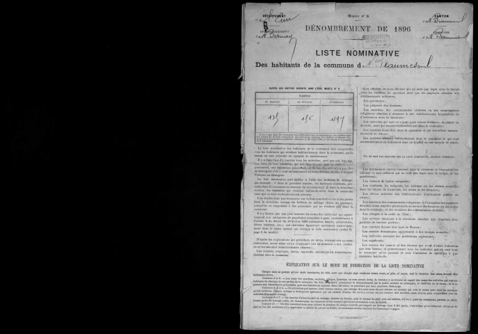 BEAUMESNIL 1896