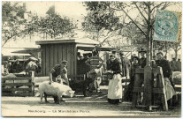 Neubourg (Le). Le Marché aux Porcs.