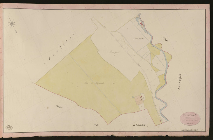 Bazincourt-sur-Epte. Section F _ de Bazincourt _ 3e et dernière Feuille