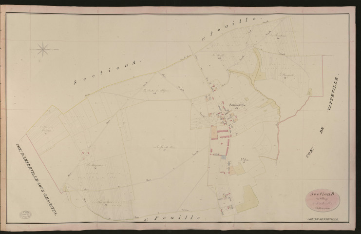 Senneville. Section B _ du Village _ 2e de 3 Feuilles