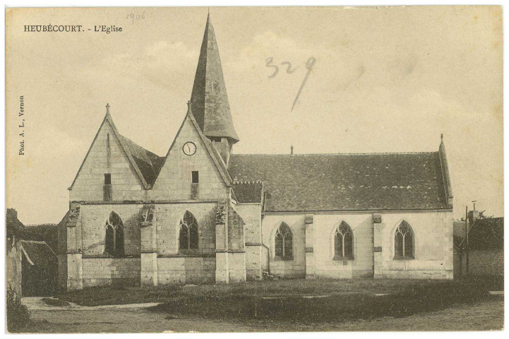 Heubécourt. L'Eglise.