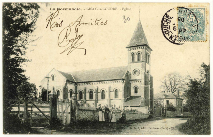 Gisay-la-Coudre. La Normandie. - Gisay-la-Coudre. - Eglise.