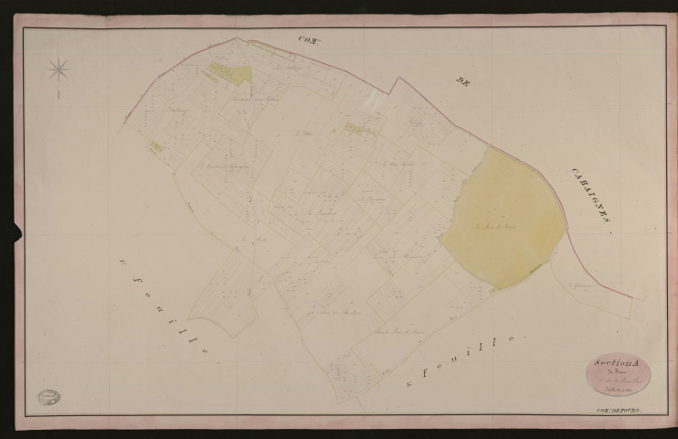 Fours-en-Vexin. Section A _ de Fours _ 2e de 4 Feuilles