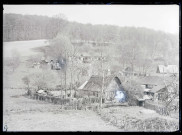 La chaumière de la famille Alem près du Roule (Eure).