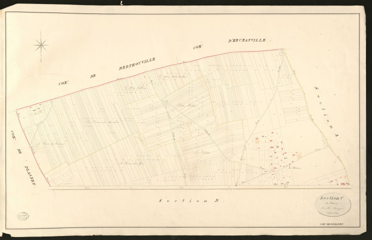 Boisney. Section C _ du Désert _ Feuille Unique