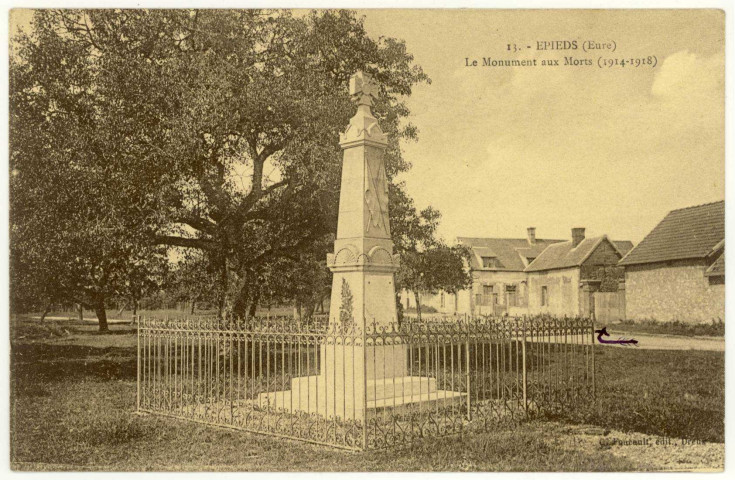 Epieds. Le Monument aux Morts (1914-1918).