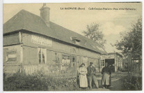 Saussaye (La). Café Goujon-Poulain (Rue Bellemin).