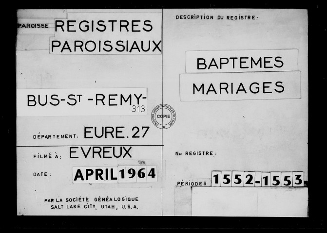 BMS (1552-1769)